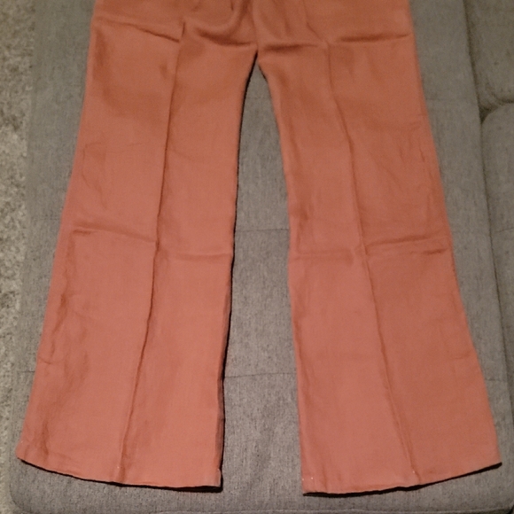 Victorias Secret London Jean Linen Pant - Patcholi Rose Sz 2 - Picture 8 of 10